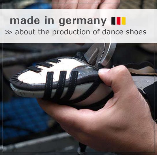 Learn more about how diamond dance shoes are made
