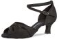 Preview: schwarze elegante Tanzschuhe mit einem 5cm Absatz. Diese Tanzschuhe sind besonders bequem.