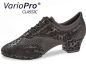 Preview: Schicke, schwarze Schnürschuhe mit weichem Comfort-Fußbett. Niedriger Absatz und den Fuß umschließende Passform machen die Tanzschuhe sehr bequem. Ideal als Trainerschuh.