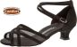 Preview: Das Tanzschuh-Modell 035 erhalten Sie bei uns auch mit einem niedrigen Absatz. Die Tanzschuhe wuren in einer breiten Weite gefertigt.