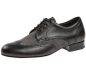Preview: Tanzschuhe in der Farbkombination schwarz/ grau. Dieser Tanzschuh ist eine Alternative zu den schlichten schwarzen Tanzschuhe. Der Schuh besticht durch sein elegantesw Lochmuster entlang der Nähte. Auch dieser Tanzschuh hat eine zusätzliche Schaftpolsteru