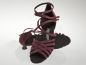 Preview: Dance shoes in a different color. Diamant dance shoes in burgundy suede leather