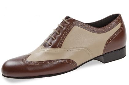 Tanzschuhe in der Farbkombination schwarz/ grau. Dieser Tanzschuh ist eine Alternative zu den schlichten schwarzen Tanzschuhe. Der Schuh besticht durch sein elegantesw Lochmuster entlang der Nähte. Auch dieser Tanzschuh hat eine zusätzliche Schaftpolsteru
