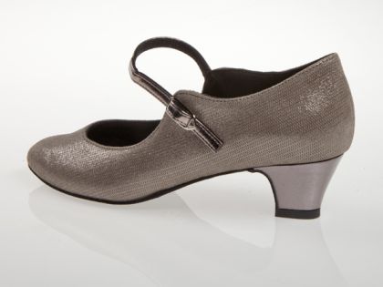 Damen-Tanzschuh Mod. 050 für Standard in Schwarz Leder