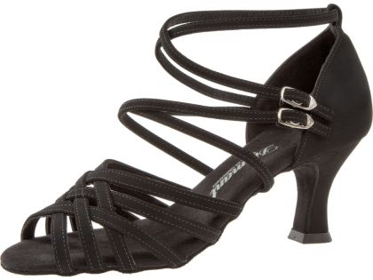 The most popular strap sandalette of the dance shoe manufacturer Diamant. The upper material of this article is black nubuck.