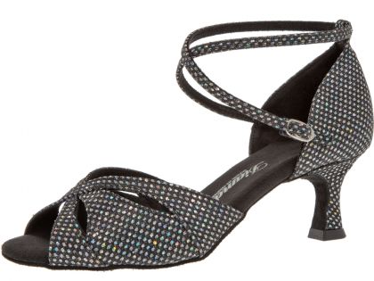 Glitzernde Tanzschuhe in einer bequemen Weite. Die idealen Tanzschuhe für festlische Anläße.