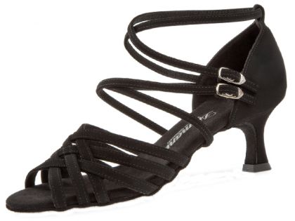Jetzt auch mit 5cm Absatz. Die beliebteste Riemchen Sandalette des Tanzschuhherstellers Diamant. Das Obermaterial dieses Artikels ist schwarz Nubuk.