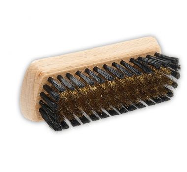 Velourlederbürste