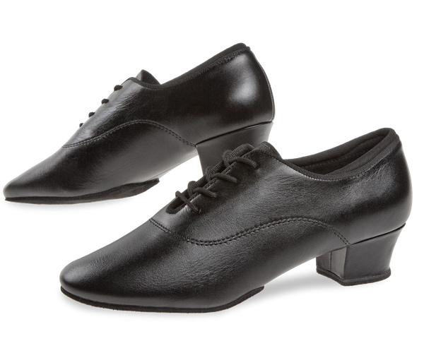 Dance Shoe Model 185 234 560 A black nappa leather lace up shoe