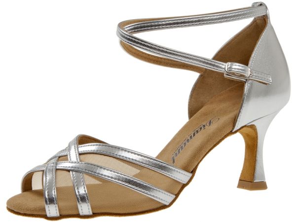 Silver dance shoes from Diamant.