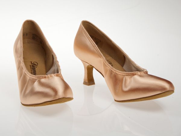 Diamant Tanzschuhe 069-106-094 aus beige Satin