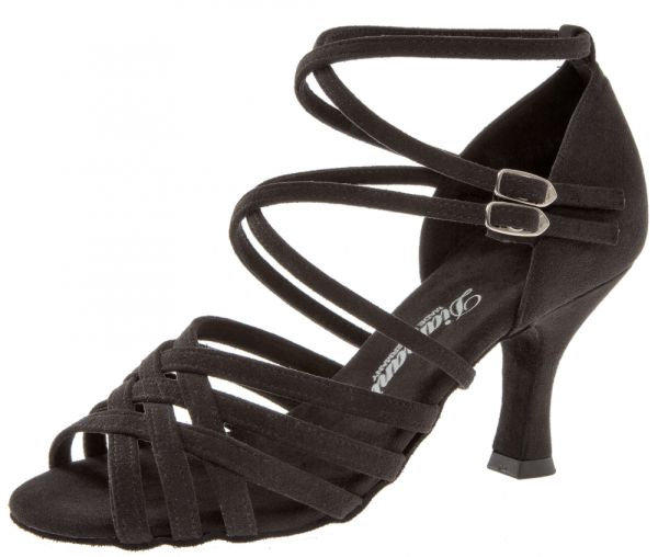 The most popular black sandalette is also available with a 7.2cm heel.