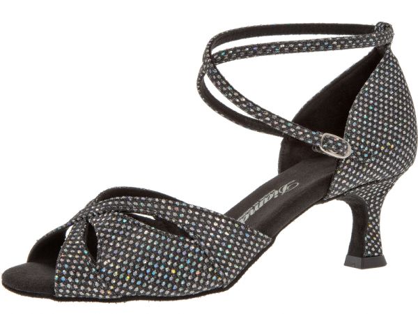 Glitzernde Tanzschuhe in einer bequemen Weite. Die idealen Tanzschuhe für festlische Anläße.