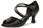 Die beliebteste Riemchen Sandalette des Tanzschuhherstellers Diamant. Das Obermaterial dieses Artikels ist schwarz Nubuk.